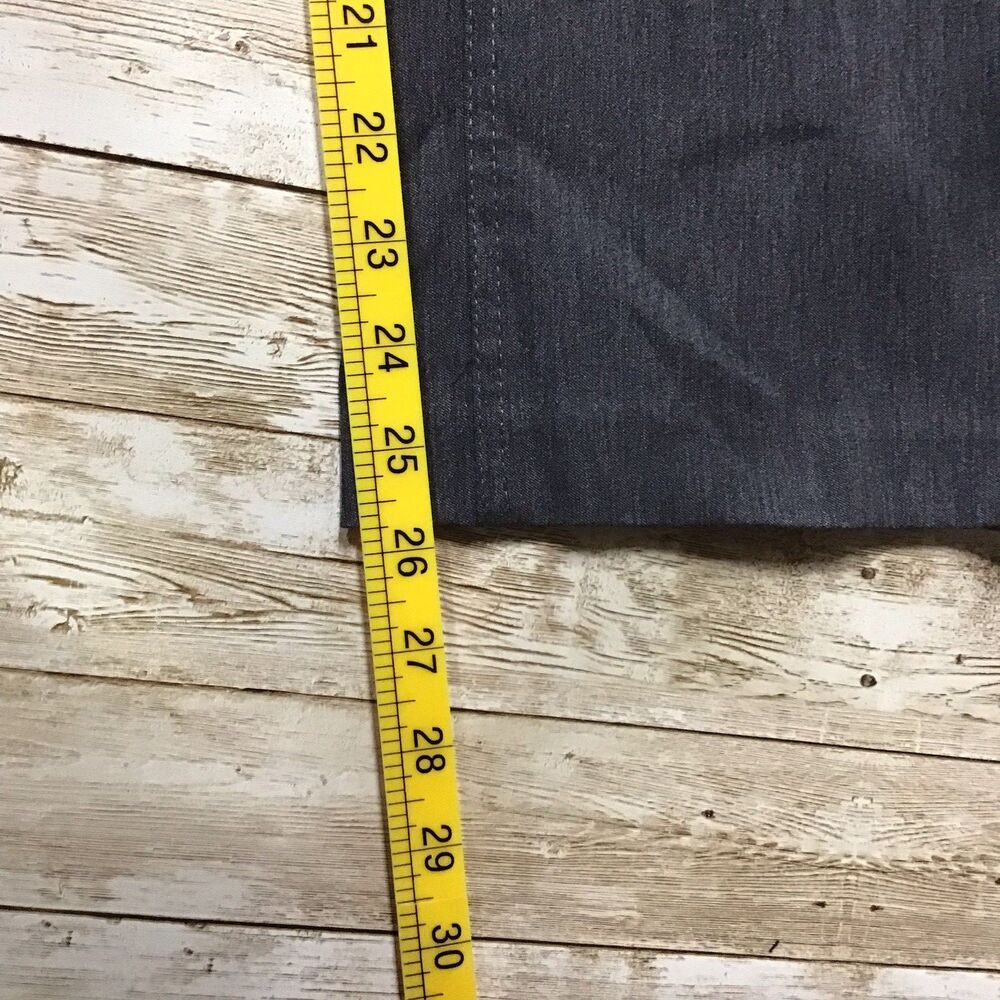 Alia Petite Womens Dress Pants 16P Heather Gray Pull On Hight Rise NEW - Picture 8 of 8